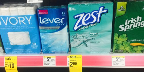 Walgreens: Zest Bar Soap 8-Count Just $2.49 (Only 31¢ Per Bar)