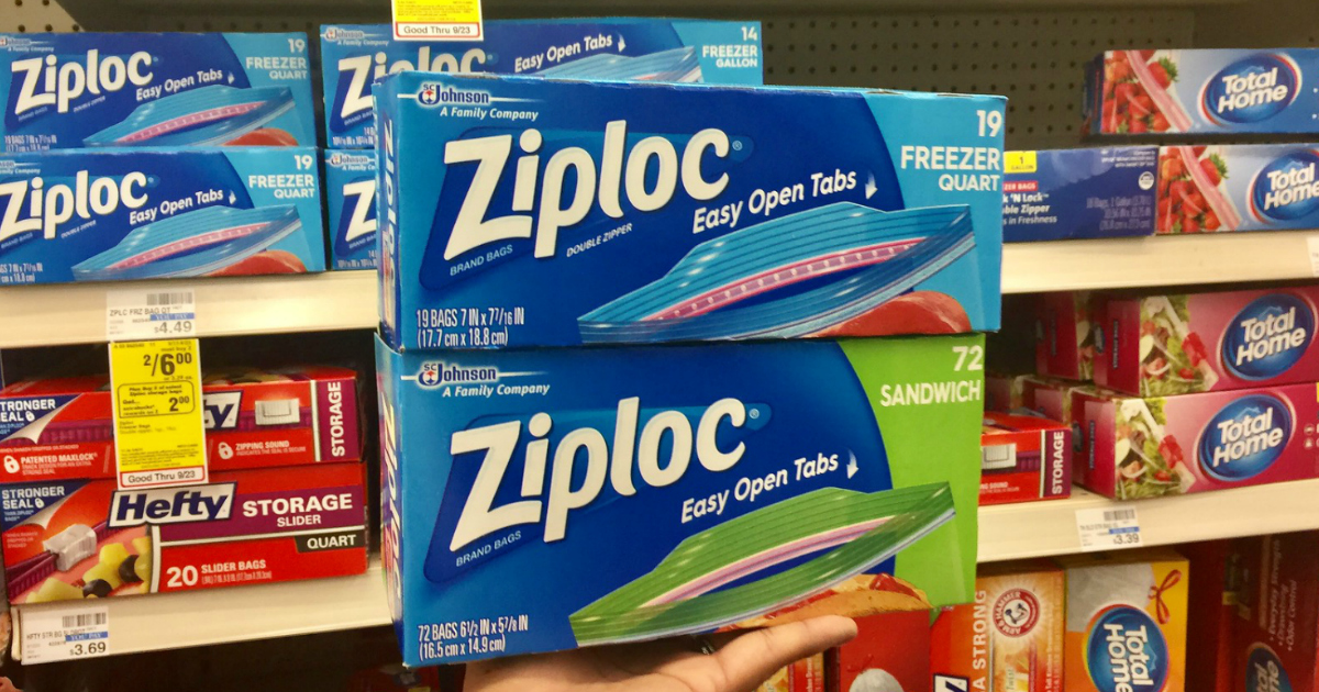 CVS Ziploc Bags ONLY 1.50 Per Box (After Rewards)