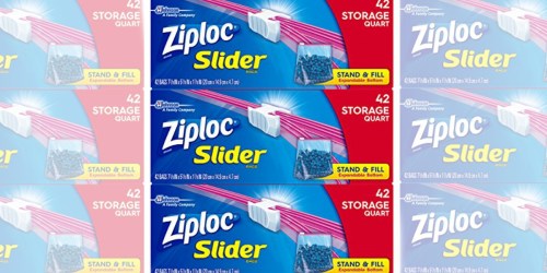 Amazon: Ziploc Quart Slider Storage Bags 126-Count Only $6.73 Shipped