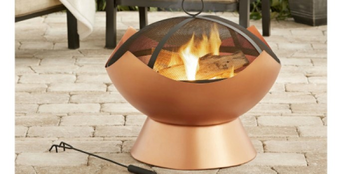Walmart: Copper Finish Wood-Burning Firebowl Only $38.43 Shipped (Regularly $87)