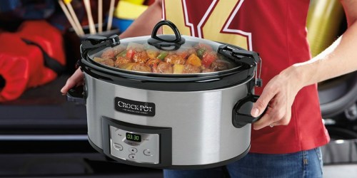 Crock-Pot 6-Quart Programmable Cook & Carry Slow Cooker Only $29.99 Shipped