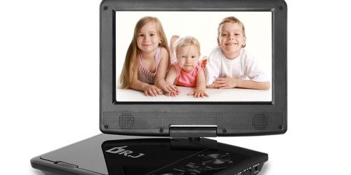 Amazon: 9.5″ Swivel Screen Portable DVD Player $53.54 Shipped (Features USB/SD Card Reader)