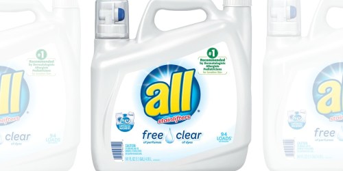 Target.com: 3 HUGE All Laundry Detergent Bottles AND $10 Gift Card Just $25.62 Shipped & More