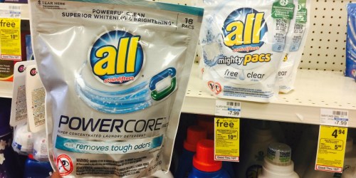 CVS: All Detergent 18-Count Pacs & Snuggle Fabric Softener Only $1.32 Each (After Rewards)