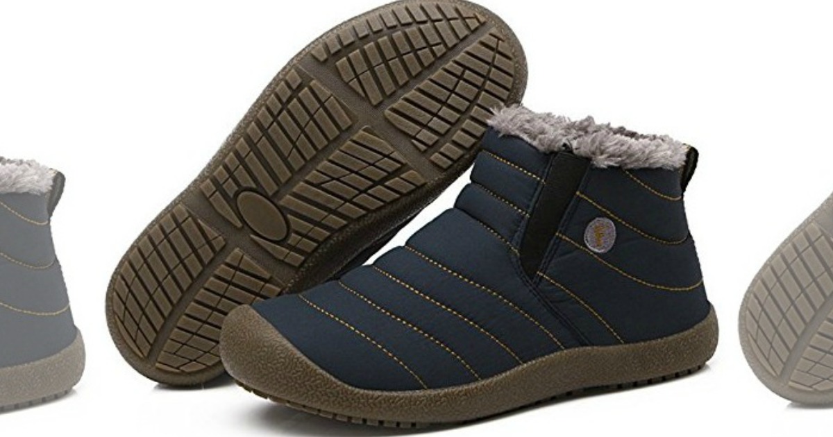 Amazon: Men's Anti-Slip Snow Boots Just $26.39 Shipped • Hip2Save