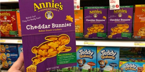 Target: Lots of NEW Snack Cartwheels = Annie’s Cheddar Bunnies Just $1.20 & More