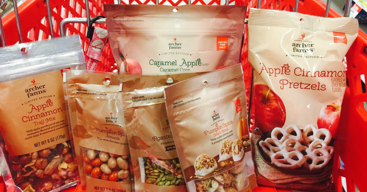 New Fall Flavor Archer Farms Snacks at Target (Pumpkin Spice, Caramel