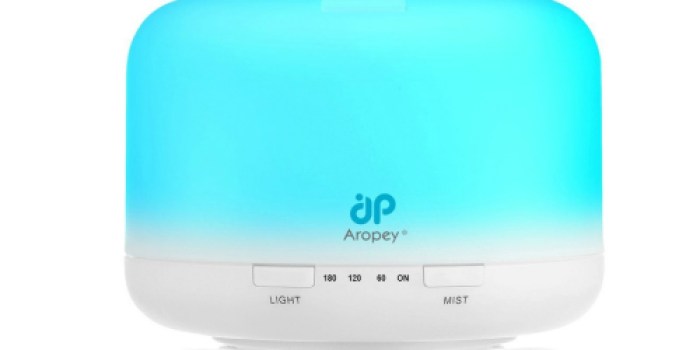 Amazon: Cool Mist Essential Oil Diffuser Only $9.99