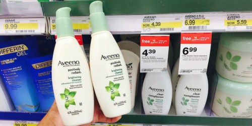 High Value $2/1 Aveeno Face Product Coupon = Cleansers ONLY 56¢ Each at Target After Ibotta