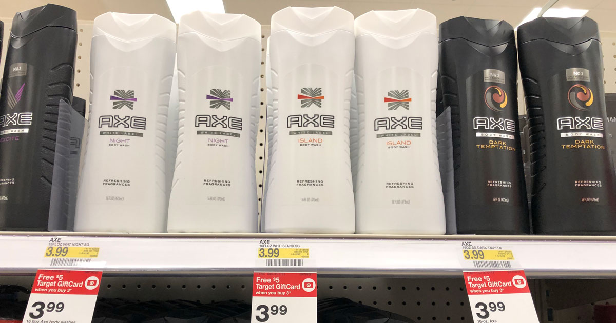 Target Axe & Caress Body Wash As Low As 99¢ Each After Gift Card