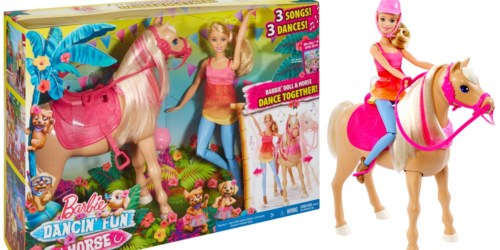 Walmart.com: Barbie Dancin’ Fun Horse AND Doll Set Only $17.86 (Regularly $45)