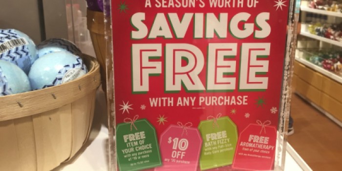 New Bath & Body Works Christmas Guide Booklet (Includes FREE Item Coupons)