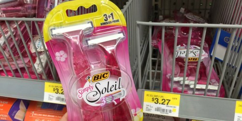 *HOT* $3/1 BIC Soleil Disposable Razor Pack Coupon = Only 27¢ at Walmart