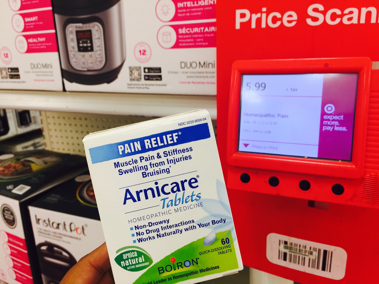 Target FREE Boiron Arnicare Pain Relief Tablets After Ibotta (9 Value)
