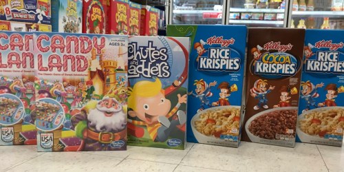 Target Shoppers! 3 Hasbro Board Games AND 3 Boxes Kellogg’s Cereal ONLY $15.76