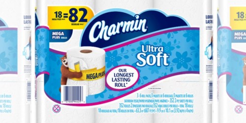 Target.com: Charmin MEGA Toilet Paper Rolls 18-Count Only $15.07 Each Shipped (After Gift Card)