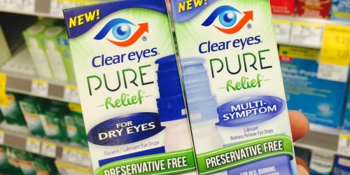 Clear Eyes Pure Relief Drops Only $2.79 at Walgreens (Regularly $12.79) & More