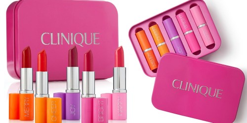 Macy’s: Clinique 5-Piece Lipstick Set Just $21.25 Shipped ($90 Value) + More