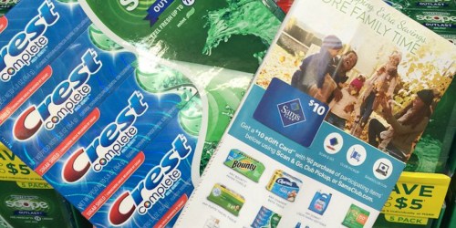 Sam’s Club Members: FREE $10 eGift Card When You Spend $50 On P&G Products