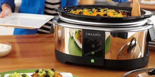 Crock-Pot 6-Quart Wifi-Enabled Smart Slow Cooker Only $64.99 Shipped