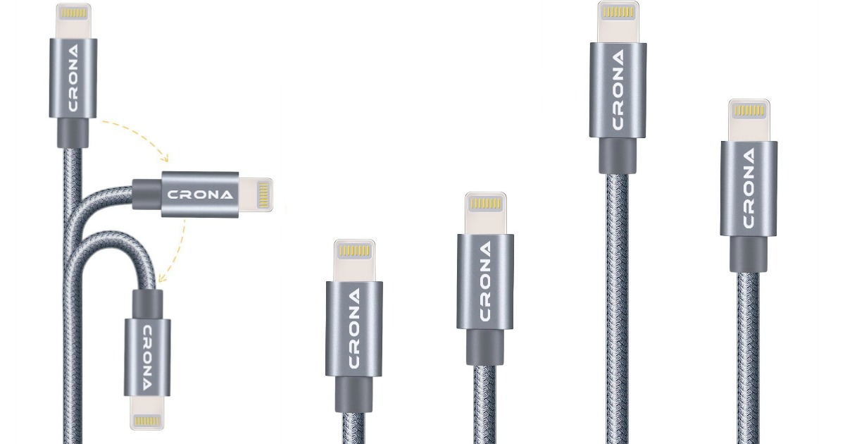 Amazon Lightning Charging Cables 4Pack Just 10.91