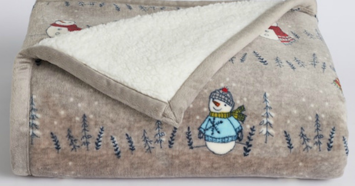 Kohl's Cardholders Cuddle Duds Sherpa Fleece Throws Only 17.49