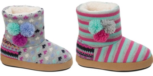 JCPenney: Girls’ Dearfoams Bootie Slippers Just $8.99 Shipped (Regularly $20) + More