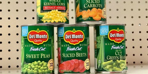RARE $0.50/4 Del Monte Vegetables Coupon = Only 67¢ Per Can at Target + More