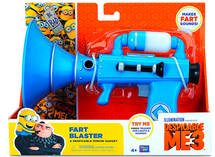 thinkway despicable me 2 fart blaster reviews