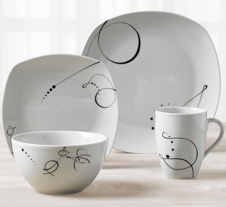 0 Beautiful 16-Piece Dinnerware Sets Only $16.80 Shipped (Regularly $60) - Hip2Save