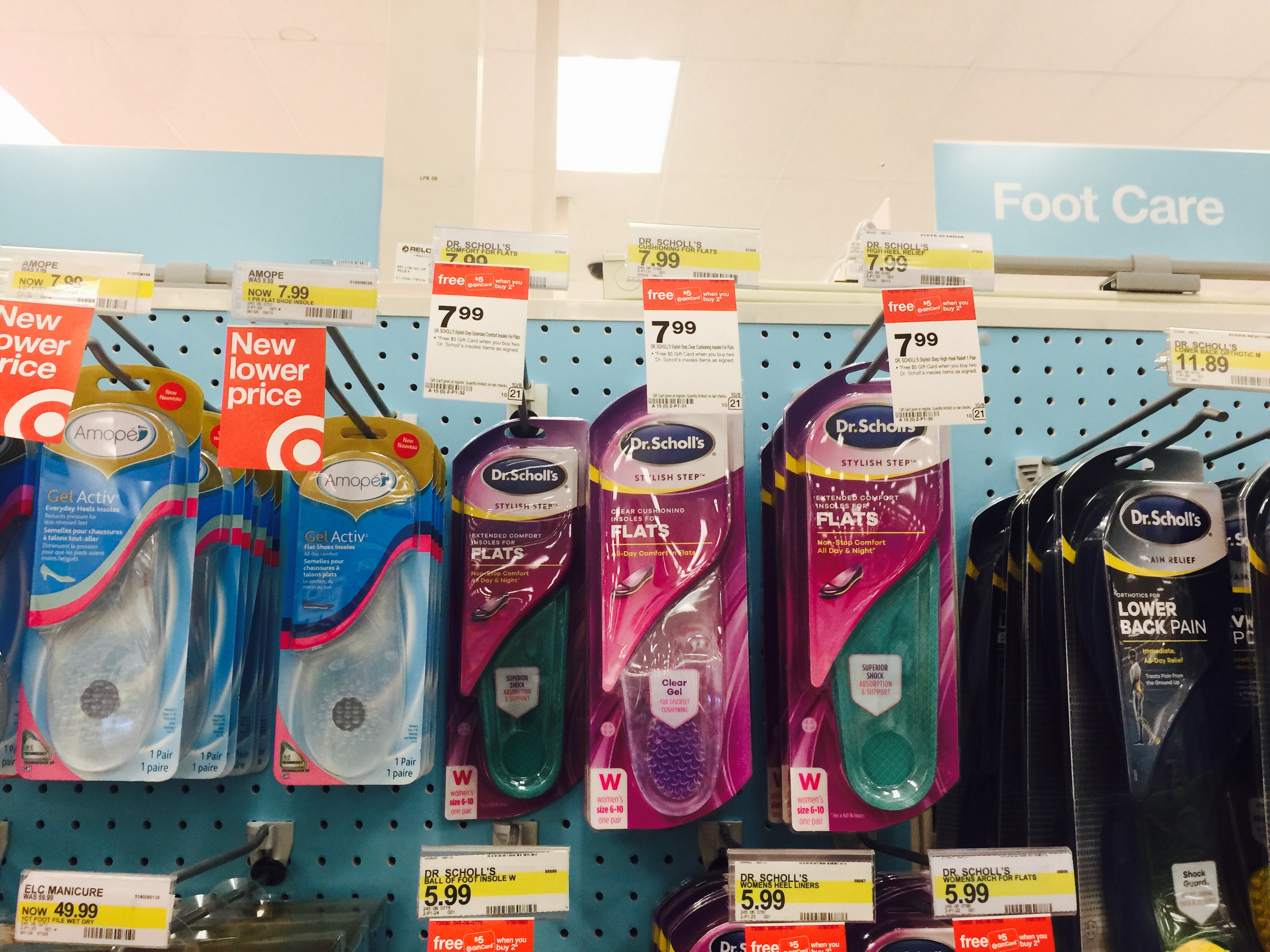 Dr scholls hot sale at target