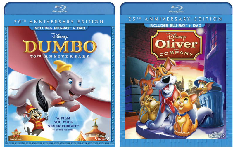 Disney Blu-ray Movies Only $ (Dumbo, Oliver & Company & More)