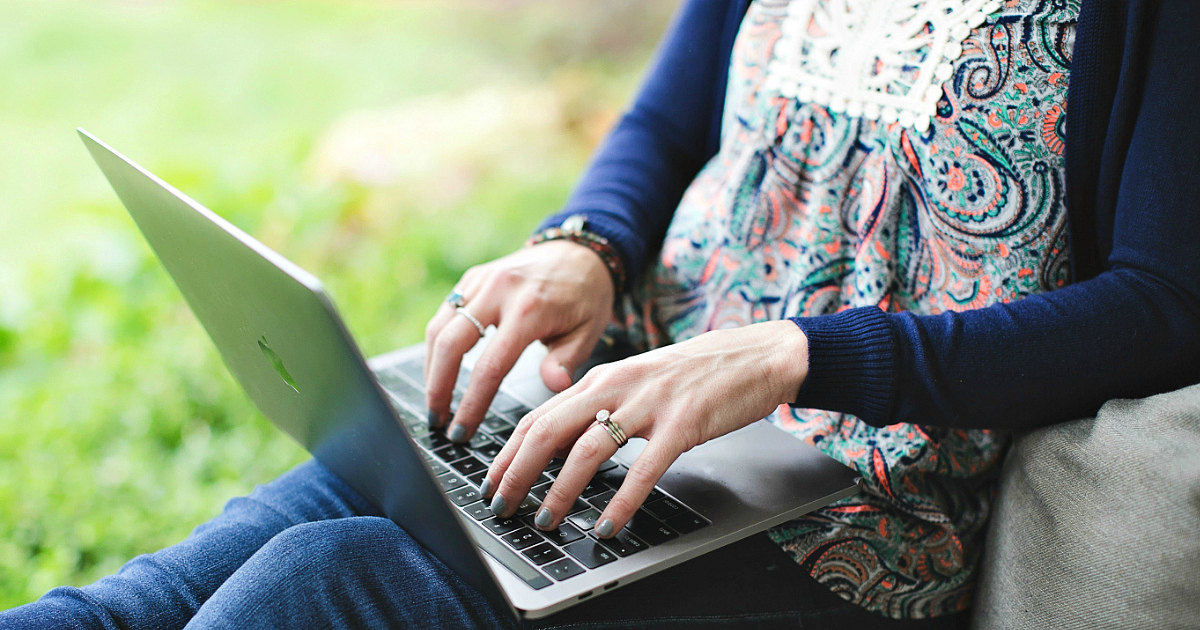 collin using a laptop