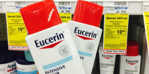 High Value $3/1 Eucerin Product Coupon = Lotion Only 79¢ at CVS (Regularly $6.29) + More