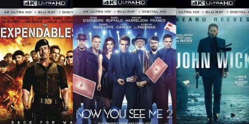 Best Buy: Select 4K Ultra HD Blu-ray Movies Just $9.50 (John Wick, Now You See Me 2 & More)