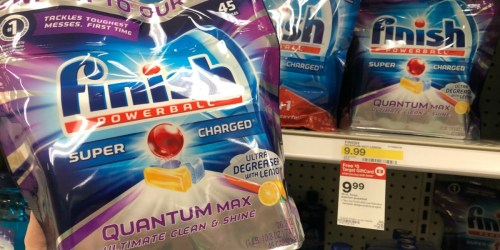 Target: Finish Dishwashing Detergent Only $3.49 After Gift Card (Regularly $10) + More