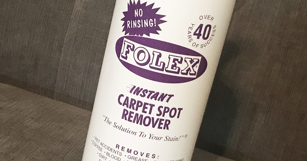 Folex instant carpet spot remover