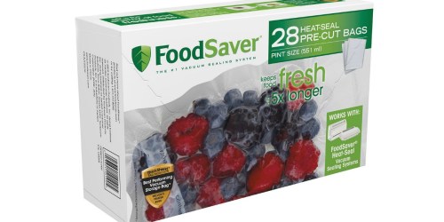 FoodSaver Pint Vacuum Seal Bags 28-Count as Low as $2.99 Each (Regularly $11)