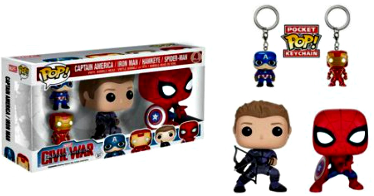 Walmart: Funko Pop! Marval Captain American 4-Pack Only $6.93 ...