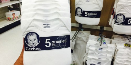 Target: Gerber Onesies 5-Pack Just $5.99 (Only $1.20 Each) + More