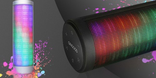 Amazon: GINGOOD Portable Wireless LED Bluetooth Speaker Just $24.19 Shipped