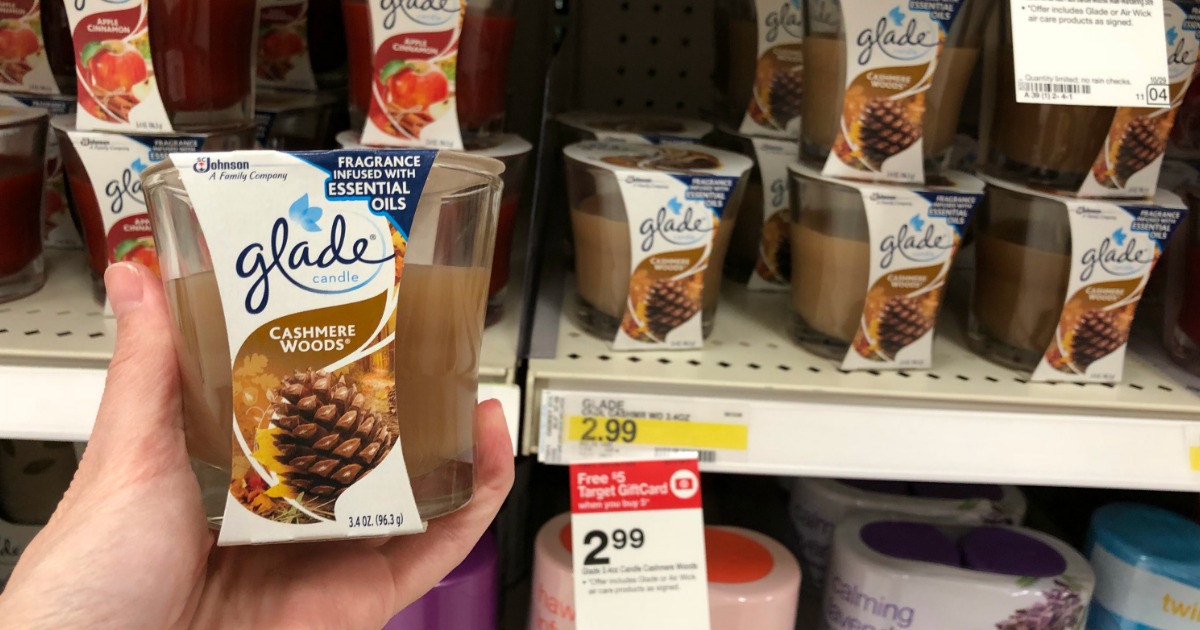 Over 4 in New Glade Coupons = Jar Candles Only 1.47 Each at Target