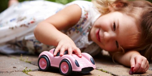 Amazon: Green Toys Pink Race Car Just $4.61 + More