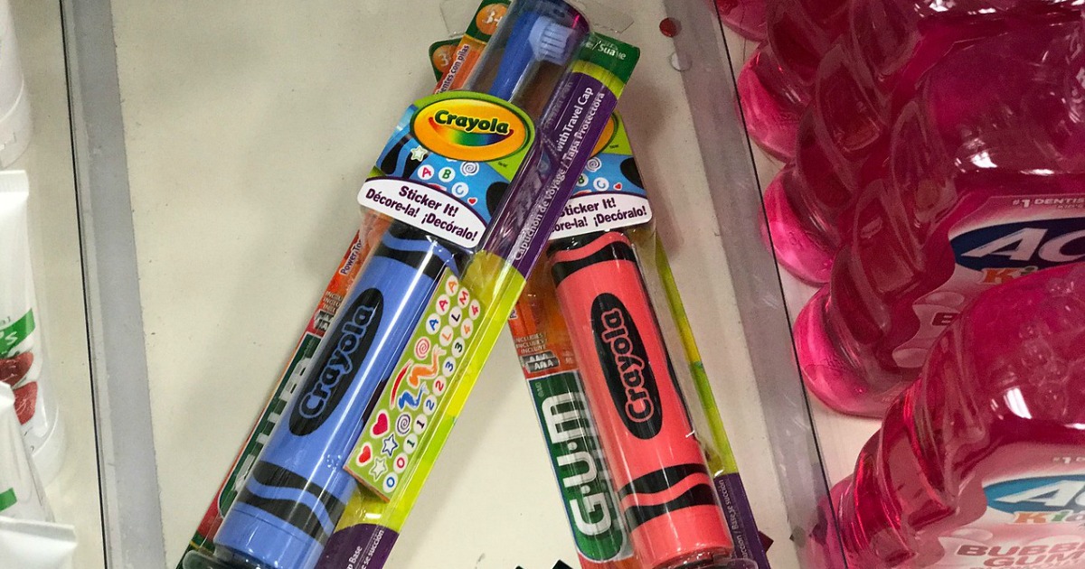 Target Gum Crayola Battery Powered Toothbrush Only 4.19 Just Use