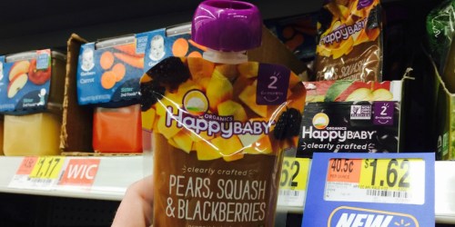 New Buy 3 & Get 1 Free Happy Baby Pouches Coupon = 97¢ Each at Walmart After Ibotta