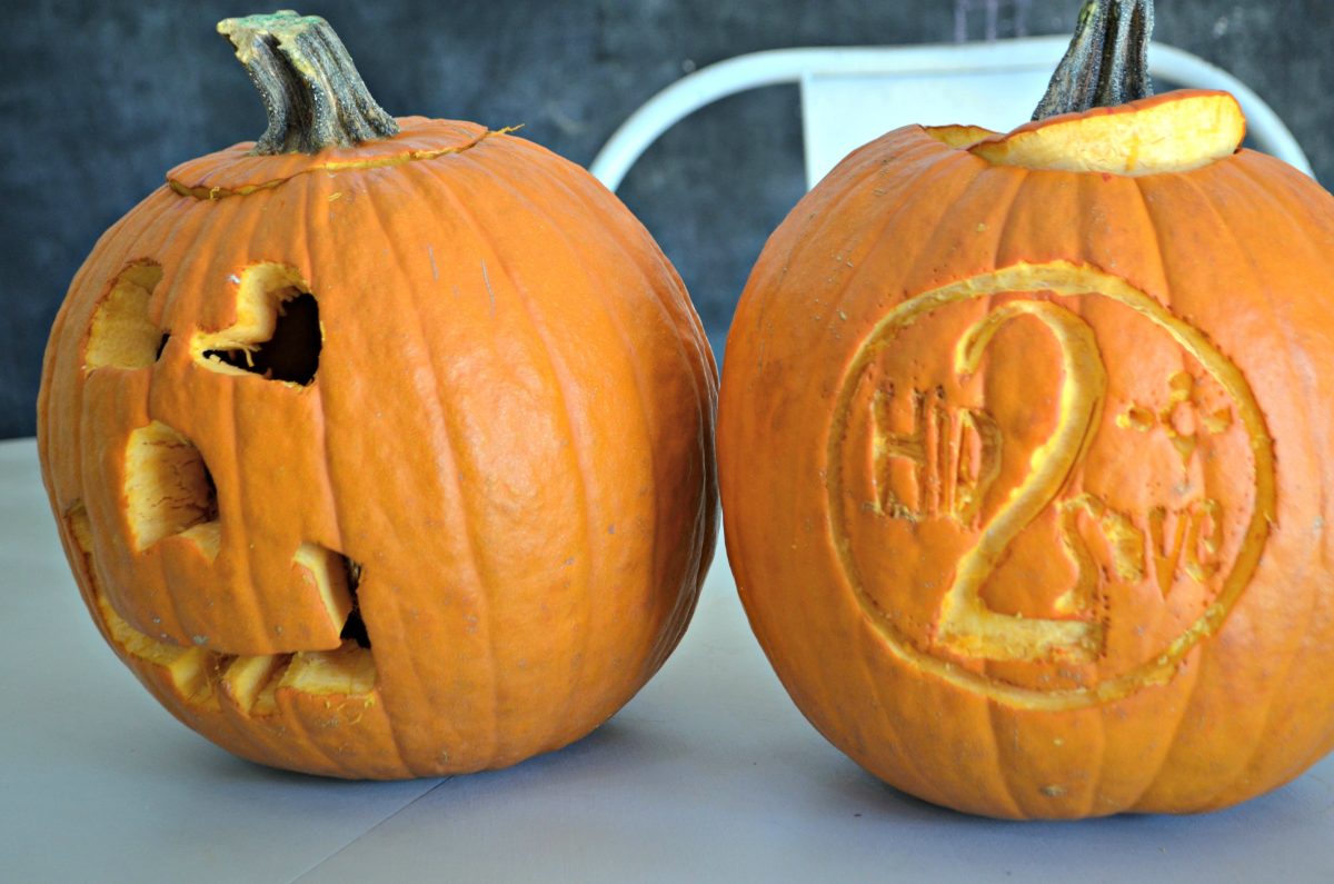 carved pumpkins for halloween