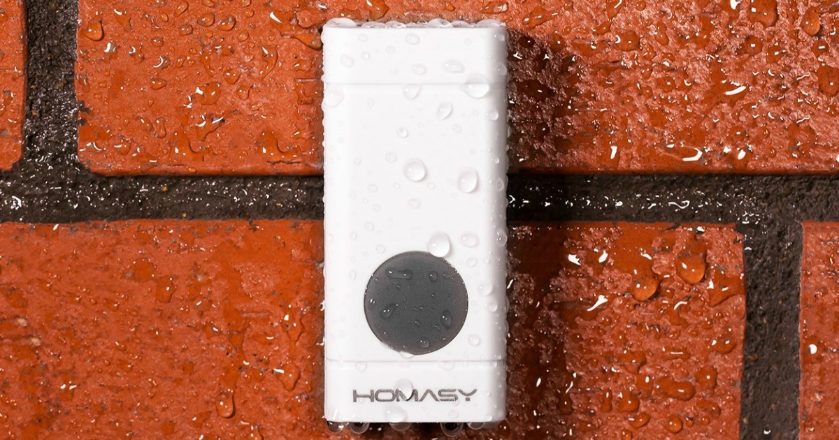 Amazon Homasy Wireless Doorbell Kit Only 7.99