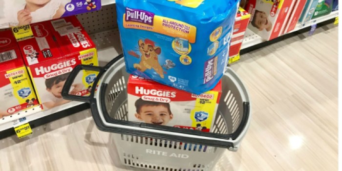 Rite Aid: Huggies Diaper BOXES Only $9.99 Each After Rewards (Regularly $24) & More