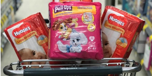 Walgreens Shoppers! Huggies Jumbo Pack Diapers & Pull-Ups ONLY $3.50 Each After Ibotta & Rewards