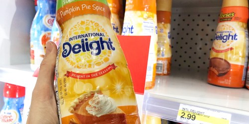 Target: International Delight Pumpkin Pie Spice Coffee Creamer Only 50¢ (Regularly $3)
